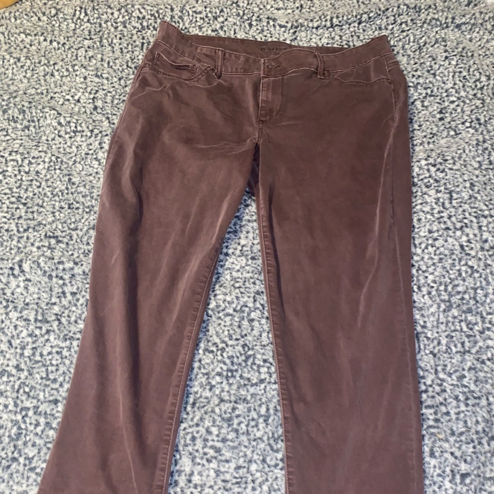 Brown XL stretch jeans from Maurice’s